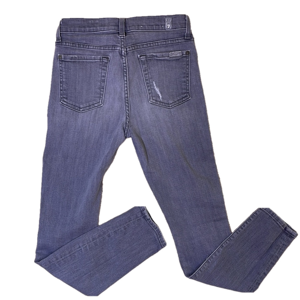 7 for all mankind womens skinny ankle jean size 26 - Picture 8 of 9